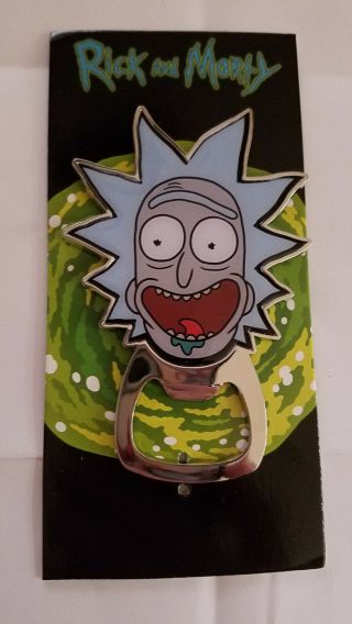 Rick And Morty Cartoon Rick Magnetic Bottle Opener