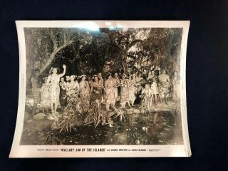 Vintage Movie Still Black & White Photo Wallaby Jim Of The Islands Tropical