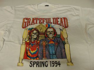 Rock T Shirt Authentic Vintage GRATEFUL DEAD SPRING Tour 1994 90s Vtg XL 3