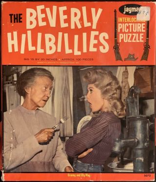 Vintage Tv Puzzle - Beverly Hillbillies Granny & Elly Mae