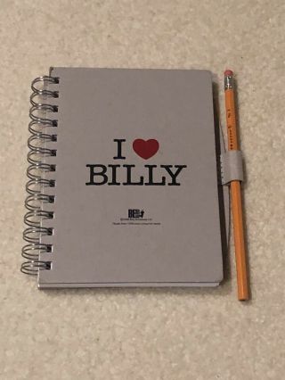 Billy Elliot Notebook - 2008 Promotional Item Blank Pages Inside With Pencil