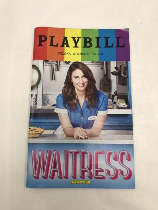 Waitress Playbill - Sara Bareilles