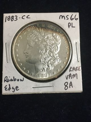 Uncirculated 1883 Cc Carson City Silver Morgan Dollar Vam 8a