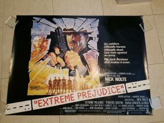 Extreme Prejudice Movie Poster - 30 X 40 - Nick Nolte