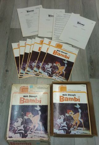 Bambi - A Disney Youth Musical By Expressive Arts.  Student Books And Song Sheets