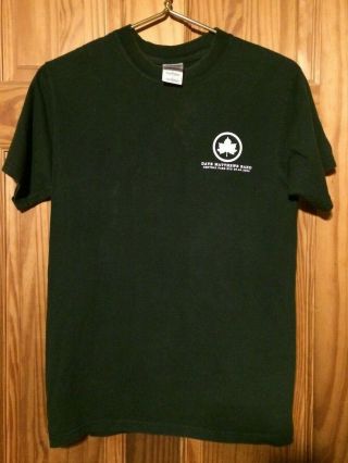 Dave Matthews Band 09/24/2003 Central Park Nyc Retro Dark Green T - Shirt Small