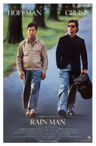 Rain Man (1988) Movie Poster - Rolled