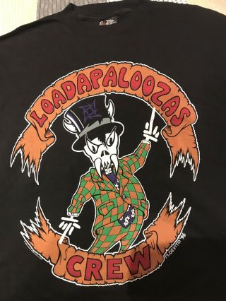 Rare Metallica Fan Can T Shirt.  Loadapaloozas Crew