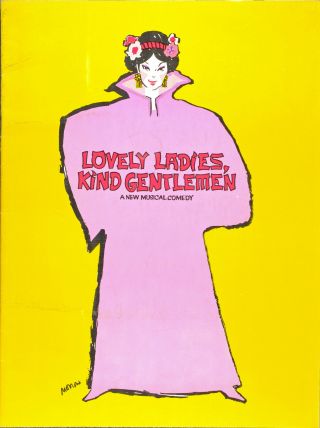 Lovely Ladies,  Kind Gentlemen Broadway Souvenir Program - Kenneth Nelson