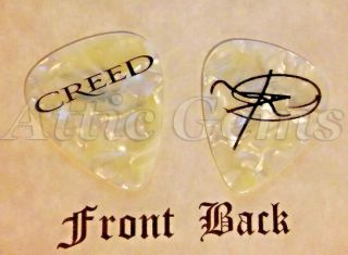 Creed - Mark Tremonti Band Signature Logo Guitar Pick - Style K