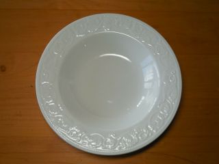 Farberware Alsace 4242 Rim Soup Bowl 8 3/4 " White Embossed 11 Available