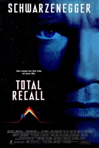 Total Recall (1990) Movie Poster - Single - Sided - Rolled