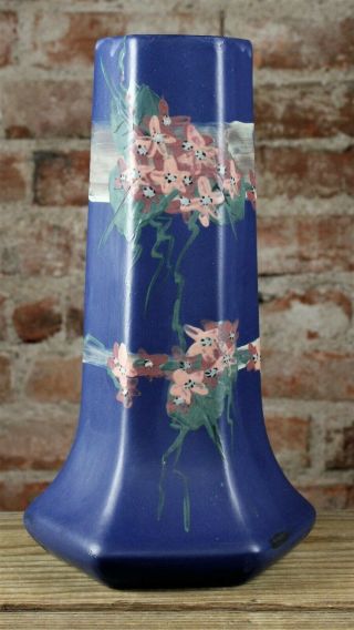 Early Antique Weller " Hudson " Art Pottery Vase 11.  5 "