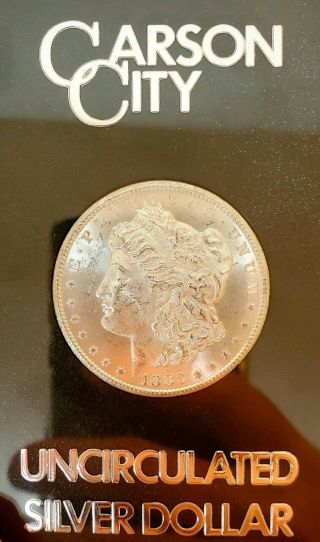 1883 Cc Gsa Bu Ms,  Frosty Pl Reverse Mirrors Wow Rare Morgan Silver Dollar
