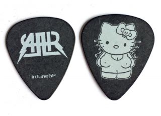 All American Rejects Guitar Pick - Hello Kitty Pick.  2010 Tour.  Pick.  Black