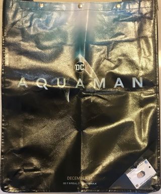 2018 Sdcc Exclusive Dc Aquaman Swag Bag With Superman Backpack