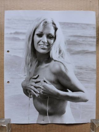 Sybil Danning Large Size Busty Bikini Portrait Photo By Eric Bach 1960s
