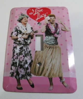 I Love Lucy Metal Wall Light Switch Plate (vivian Vance & Lucy)