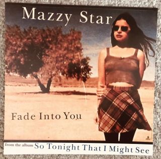 Mazzy Star Hope Sandoval Fade Into You Capitol Records 94 Promo Poster Flat 2