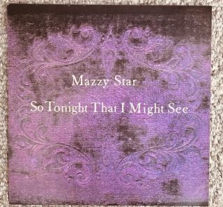 Mazzy Star Hope Sandoval Fade Into You Capitol Records 94 Promo Poster Flat 3