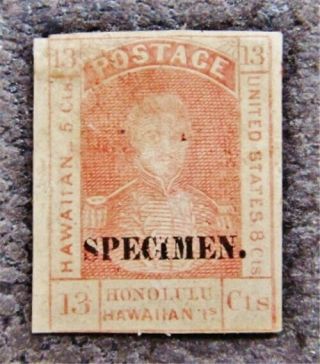 Nystamps Us Hawaii Stamp 11s Og H $25