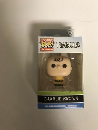 Peanuts Charlie Brown Pocket Funko Pop Keychain