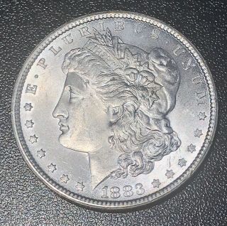 1883 Cc Morgan Silver Dollar Bu Carson City Gradable Coin