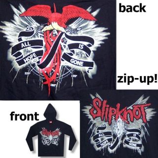 Slipknot Hope Is Gone Wings Zip Up Hoodie Sweatshirt Small Official