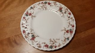 Minton China England - Ancestral - 10 5/8 - Inch Bone China Dinner Plate