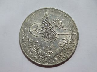 Egypt Ottoman Empire Ah1327/6 20 Piastres Silver World Coin ✮cheap✮no Reserve✮