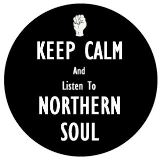 Keep Calm & Listen To Northern Soul - Novelty Fun Fridge Magnet - / Gift