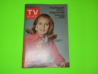 Vintage December 1972 Tv Guide Barbara Walters Cover