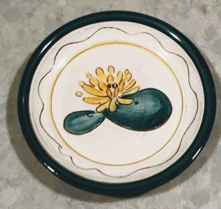 1940s Stangl Pottery Water Lily Coaster Ashtray Plate 3762 Trenton Nj