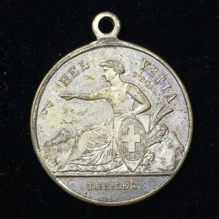 1869 Swiss Shooting Medal - Zug - Federal Shooting Festival