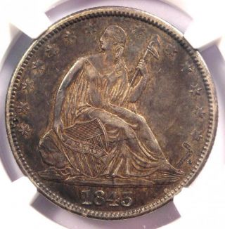 1843 Seated Liberty Half Dollar 50c - Certified Ngc Au Details - Rare Coin