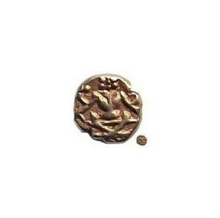 Mysore India Gold Fanam Coin 1799 - 1810 Shah Alam Ii Cat № Km C - 212 F