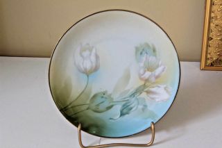 Antique Rs Germany Hand Painted Porcelain Plate 6.  5 "