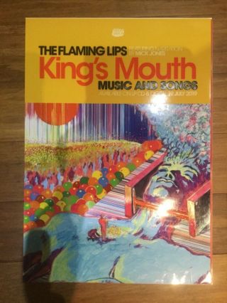 The Flaming Lips - King’s Mouth; Music And Songs.  Promo Poster -