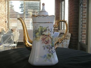 Pegasus Fine Porcelain Tea Pot Rose Heart Garden China