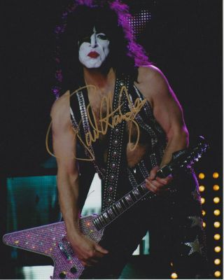 Kiss Paul Stanley Signed Photo Autographed 8 