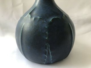 Door Pottery Scott Draves Blue Matte Glaze Vase Retired 3