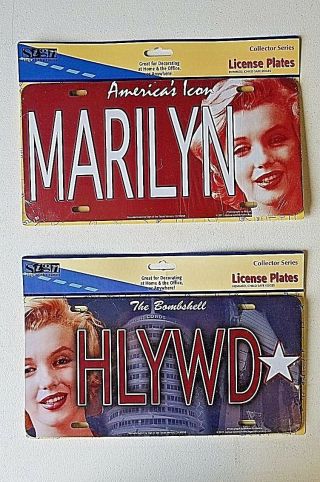 Retro Marilyn Monroe Novelty Car Truck License Plate Metal Auto Tag Collector