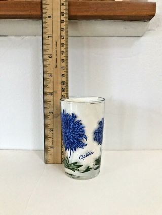 3 3/4 " Asters Peanut Butter Juice Glass - Name At Bottom