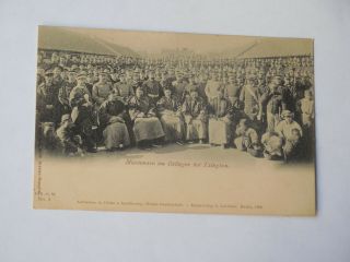 China Cover Post Card Peking Germany 1898 Max Woff Berlin Missionare Tsingtau