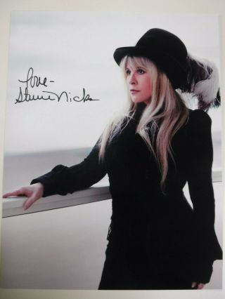 Holiday Special - Stevie Nicks - - Autographed Photo Rock & Roll Hall Of Fame