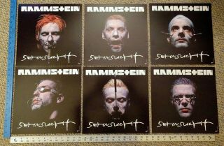 Rammstein Set Of Promotional Album Flats