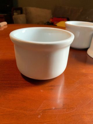 Bia Cordon Bleu Individual Chili Bowl Heavy White Porcelain 16 Ounce
