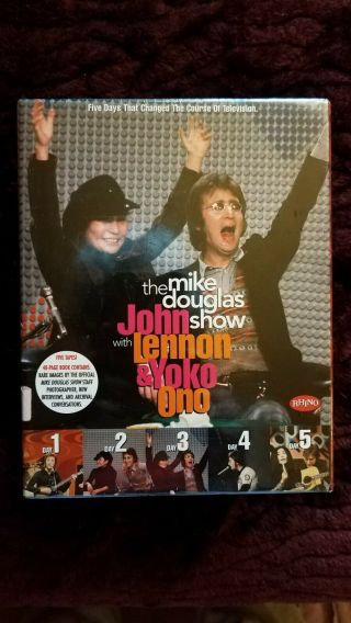 The Mike Douglas Show John Lennon & Yoko Ono 5 Vhs Box Set,  Un - Opened