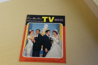 1960 Chicago Daily Tribune Tv Week Schedule Guide - The Danny Thomas Show Cover