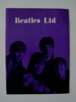 Beatles Ltd.  - 1964 U.  S.  Concert Program Tour Book - Rare Smaller Size